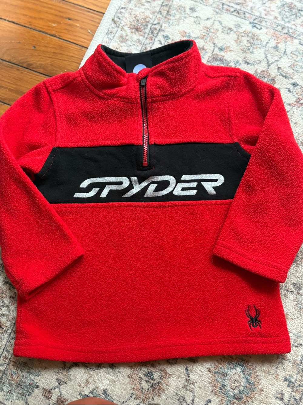 2T Boys Toddler SPYDER Fleece Pullover Quarter Zip